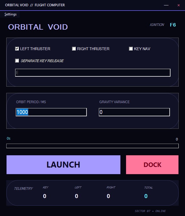 Orbital Void custom AutoClicker skin